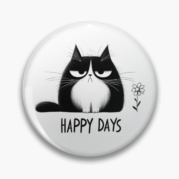 Item preview, Happy Days Cat designed and sold by Babush-kat.