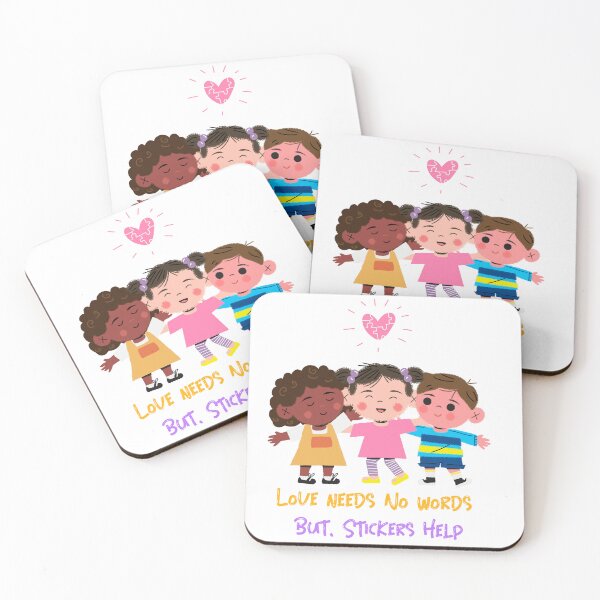 Item preview, Love Needs No Words, But Stickers Help T-Shirt designed and sold by TeesByOquad.