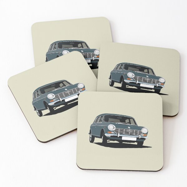 Item preview, Austin 1800 (ADO17 or Landcrab) illustration - dark blue designed and sold by knappidesign.