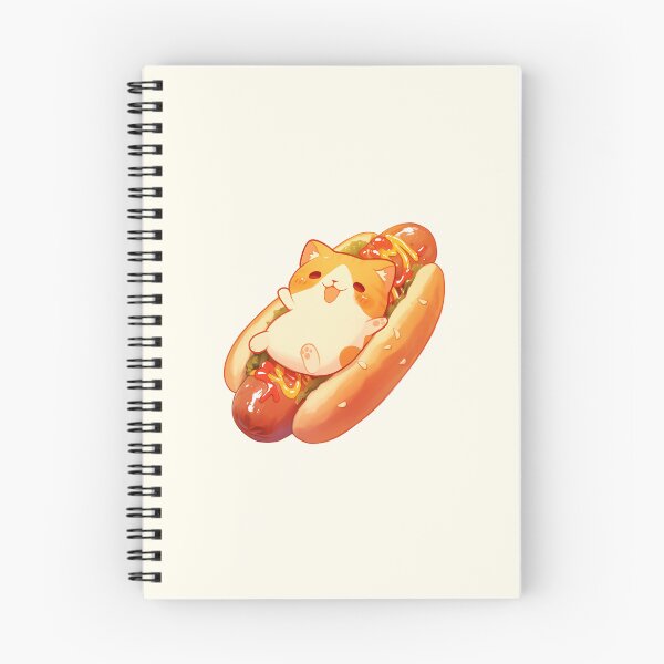 Item preview, Cat and Hotdog designed and sold by NikoNekoDesigns.