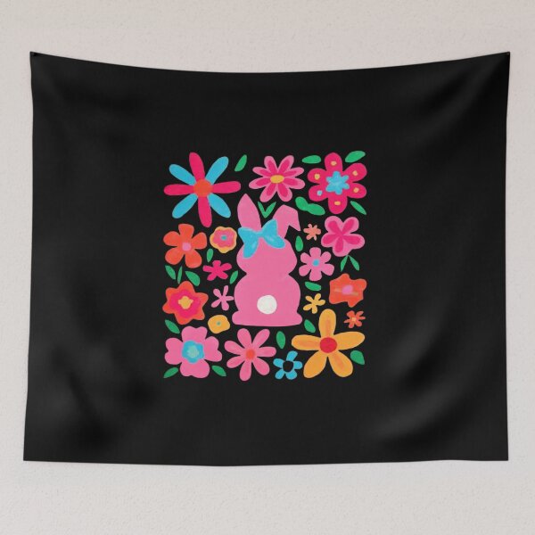 Item preview, Boho Easter Bunny Happy Easter Floral Spring Easter Coquette  designed and sold by diyoor.