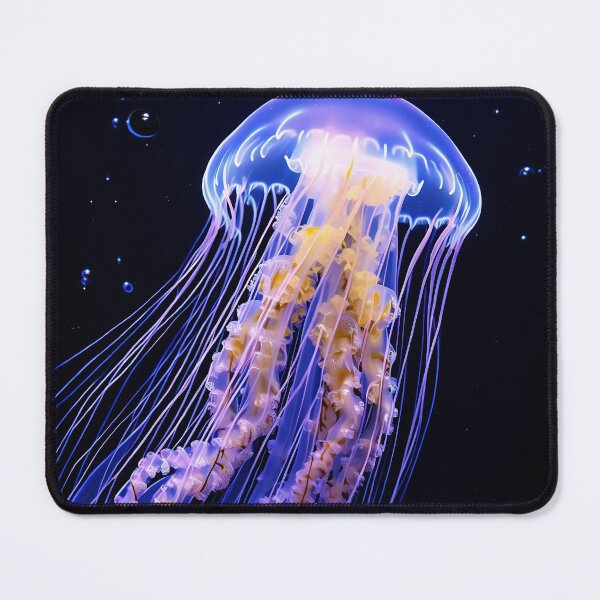 Item preview, Glowing Jellyfish in the Deep Blue designed and sold by vedadc.