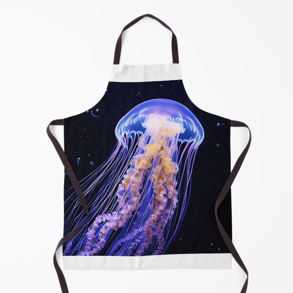Item preview, Glowing Jellyfish in the Deep Blue designed and sold by vedadc.