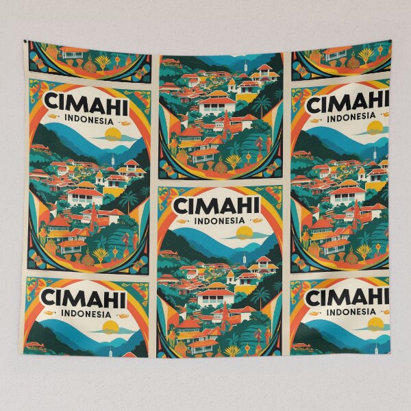 Item preview, Cimahi Indonesia Viajes Vintage Turismo designed and sold by TravelersGems.