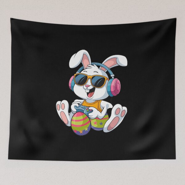 Item preview, Easter Day Rabbit Gamer Funny Video Games Boys Kids Bunny  designed and sold by diyoor.