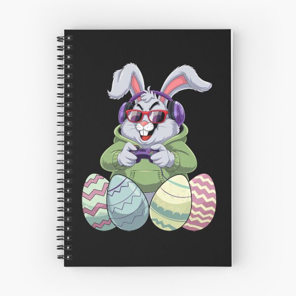 Aperçu de l'œuvre Lapin de Pâques Gamer Jeux vidéo amusants Garçons Enfants Lapin créée et vendue par diyoor.