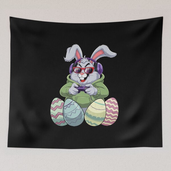 Item preview, Easter Day Rabbit Gamer Funny Video Games Boys Kids Bunny  designed and sold by diyoor.