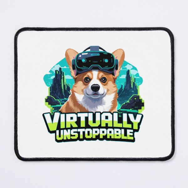Item preview, Virtually Unstoppable Corgi designed and sold by zoughlal.
