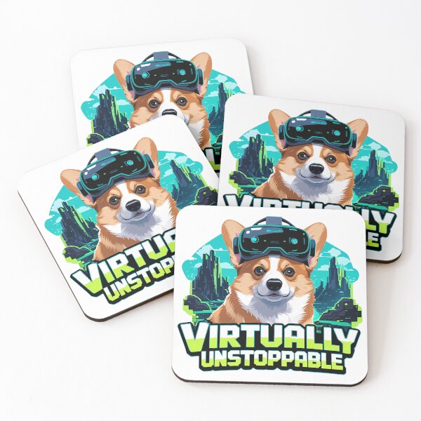 Item preview, Virtually Unstoppable Corgi designed and sold by zoughlal.