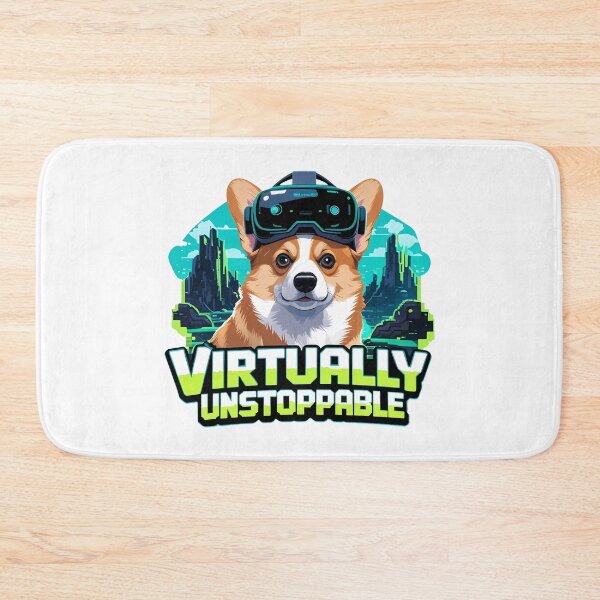 Item preview, Virtually Unstoppable Corgi designed and sold by zoughlal.