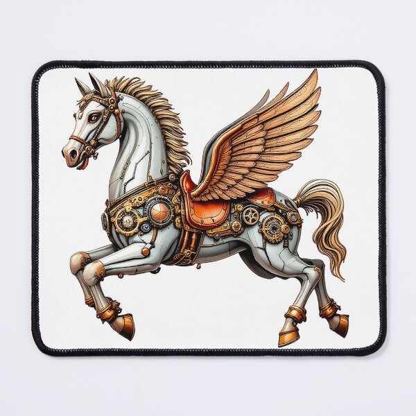 Item preview, Steampunk carousel horse : the mechanical circus designed and sold by Anne-Abadie.
