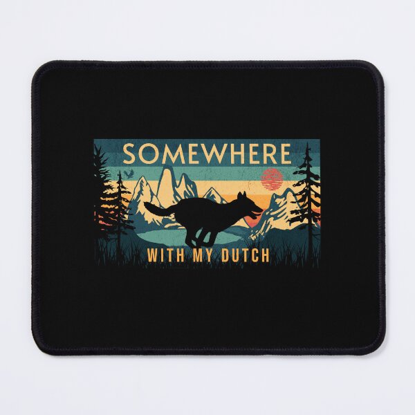 Item preview, Somewhere With My Dutch Shepherd Vintage Hiking Gift designed and sold by Guarddogdrive.