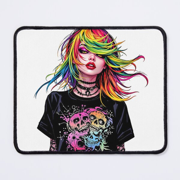 Item preview, punk girl designed and sold by rajdigitalarts.