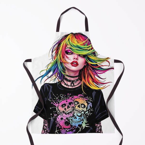 Item preview, punk girl designed and sold by rajdigitalarts.
