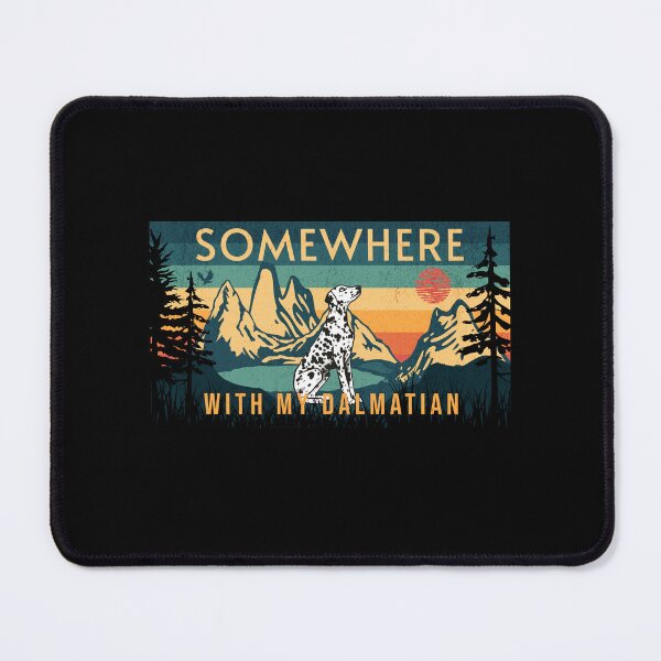 Item preview, Somewhere With My Dalmatian Vintage Hiking Gift designed and sold by Guarddogdrive.