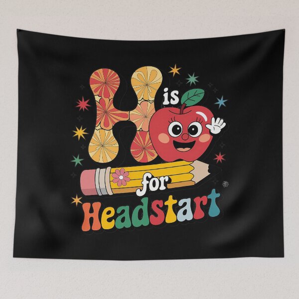 Item preview, H Is For Headstart Funny Back To School designed and sold by tearbytea.