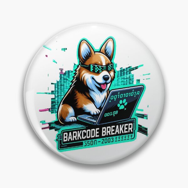 Item preview, Barkcode Breaker Corgi designed and sold by zoughlal.