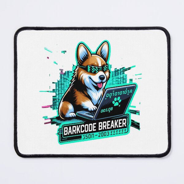 Item preview, Barkcode Breaker Corgi designed and sold by zoughlal.