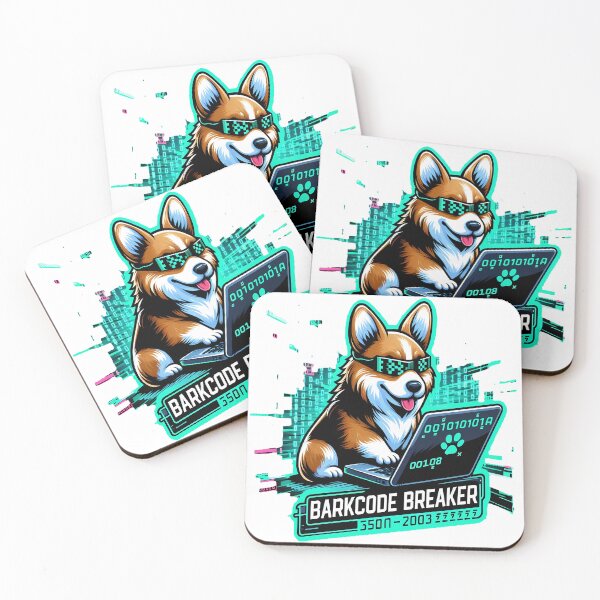 Item preview, Barkcode Breaker Corgi designed and sold by zoughlal.