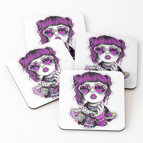 Item preview, punk girl designed and sold by rajdigitalarts.