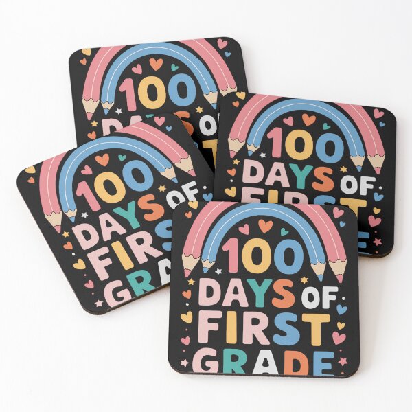 Item preview, Happy 100th Day of 1st Grade Teacher designed and sold by tearbytea.