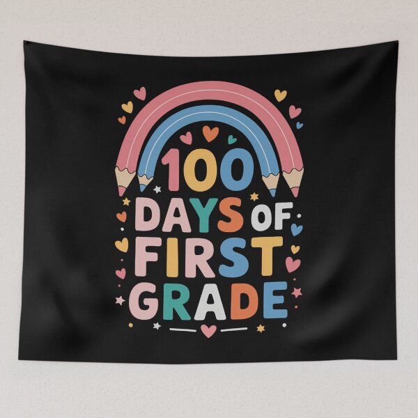 Item preview, Happy 100th Day of 1st Grade Teacher designed and sold by tearbytea.