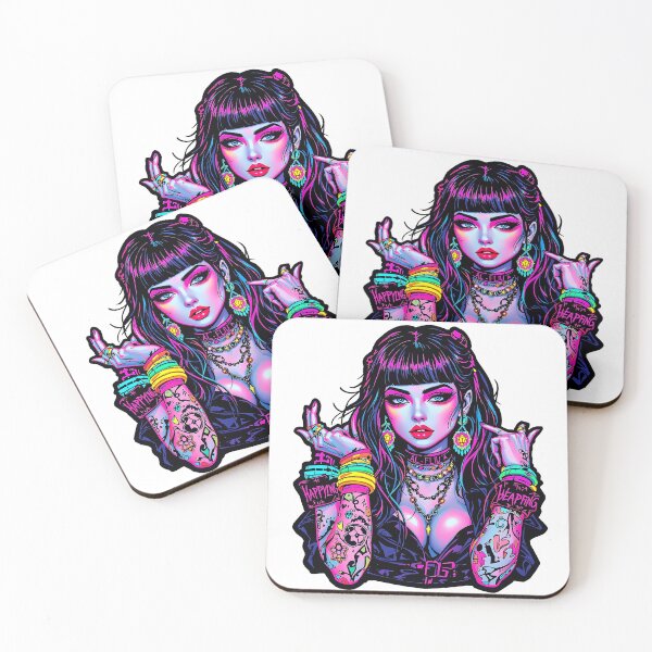 Item preview, punk girl designed and sold by rajdigitalarts.