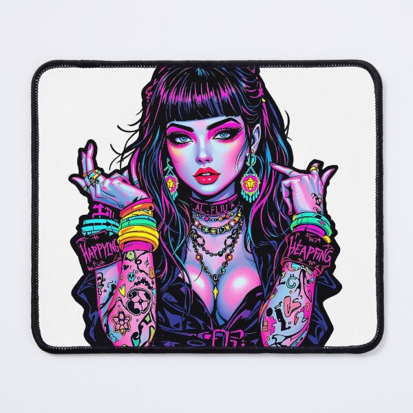 Item preview, punk girl designed and sold by rajdigitalarts.