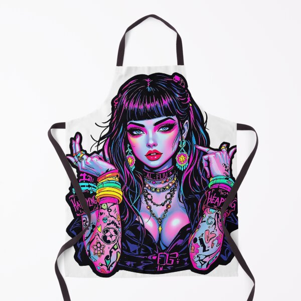 Item preview, punk girl designed and sold by rajdigitalarts.