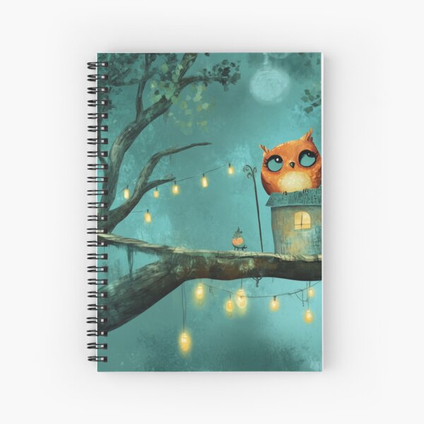 Item preview, Owls In Tree At Night With Tea Lights designed and sold by Chateau Atelier.