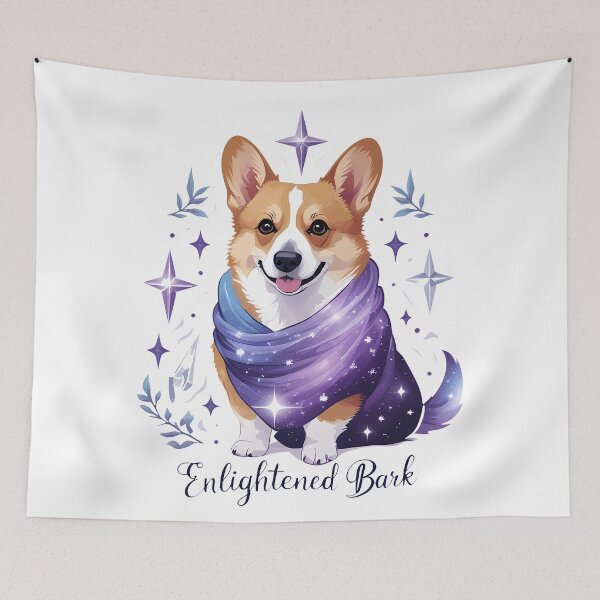 Item preview, Enlightened Bark Corgi designed and sold by zoughlal.
