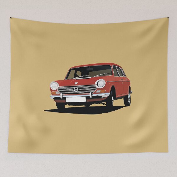 Item preview, Morris 1800 or 2200 (ADO17 or Landcrab) illustration - red designed and sold by knappidesign.