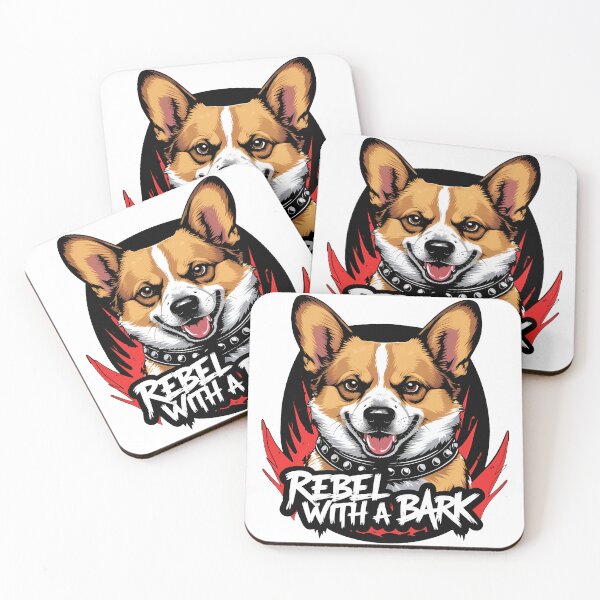 Item preview, Rebel with a Bark Corgi designed and sold by zoughlal.