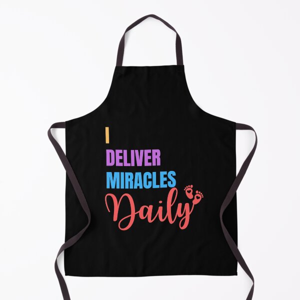 Item preview, I Deliver Miracles Daily T-Shirt Perfect Gift For OB Nurse designed and sold by EvocatiVerse.