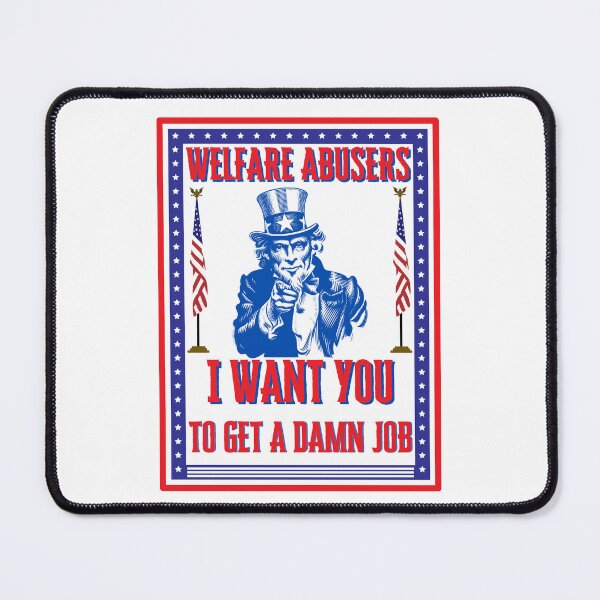 Item preview, WELFARE ABUSERS designed and sold by AMERICANA APPAREL.