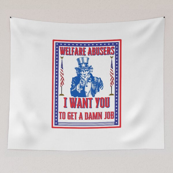 Item preview, WELFARE ABUSERS designed and sold by AMERICANA APPAREL.