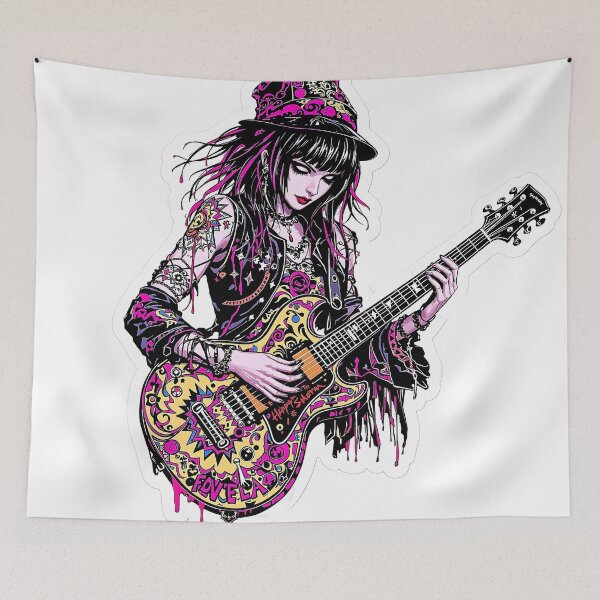 Item preview, rock punk designed and sold by rajdigitalarts.