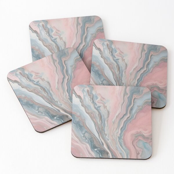 Item preview, Stone in pink and pastel blue-gray designed and sold by Ciervo Primavera.