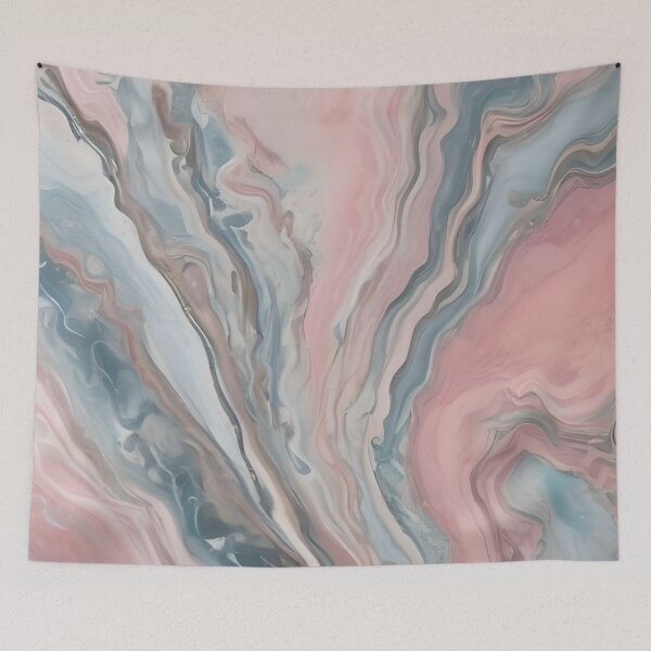Item preview, Stone in pink and pastel blue-gray designed and sold by Ciervo Primavera.