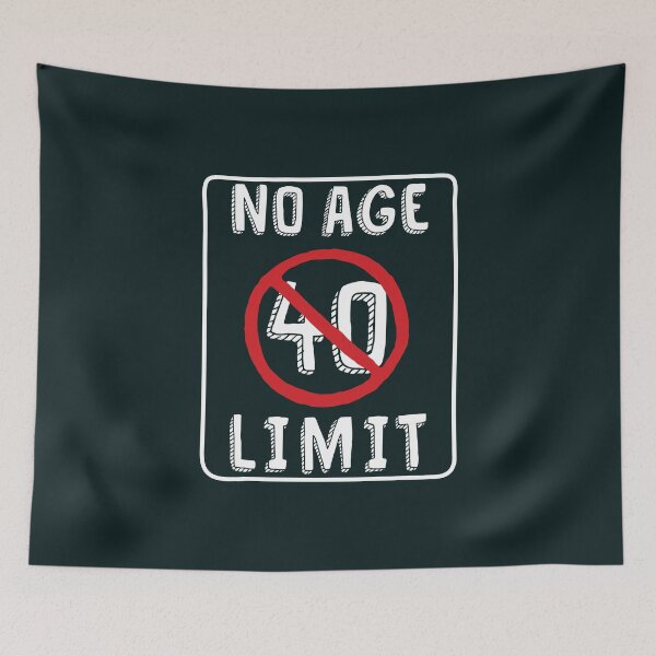 Item preview, No Age Limit 40th Birthday Gifts Funny B-day for 40 Year Old designed and sold by MemWear.