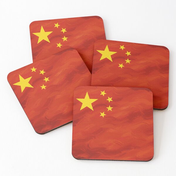 Item preview, Abstract Chinese Flag designed and sold by MySignatureItems.