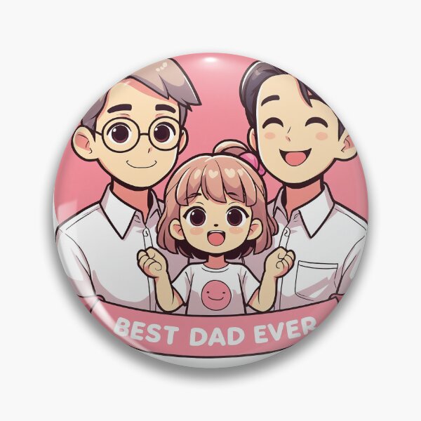 Item preview, Father's Day - Two fathers and their daughter designed and sold by ArtEmotionsImages.
