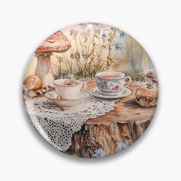Item preview, Whimsical Tea Party in the Forest designed and sold by SporeandCanvas.
