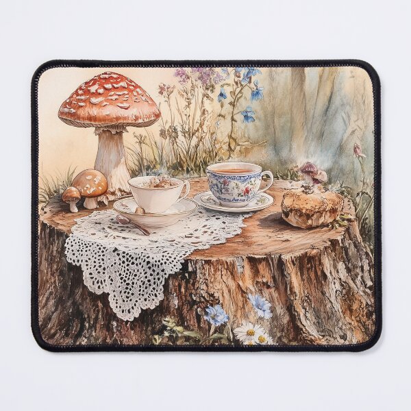 Item preview, Whimsical Tea Party in the Forest designed and sold by SporeandCanvas.