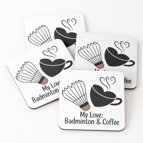 Item preview, Badminton and Coffee Lover designed and sold by Dago345.