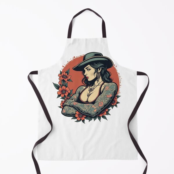 Item preview, Tattooed lady and flowers designed and sold by PalmRock.