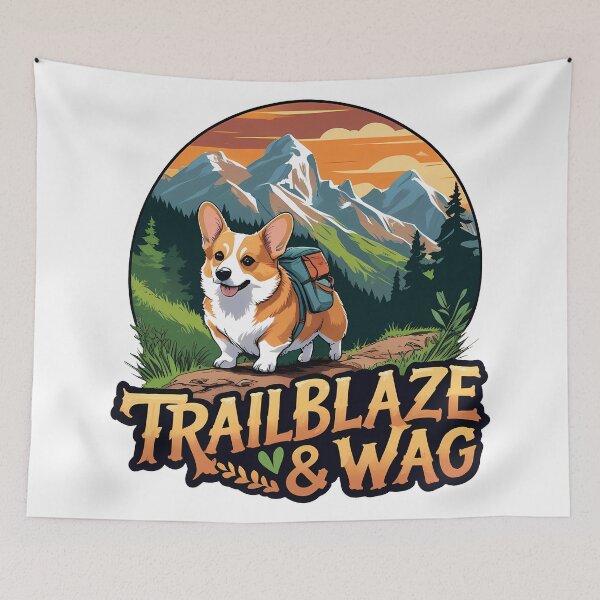 Item preview, Trailblaze & Wag Corgi designed and sold by zoughlal.