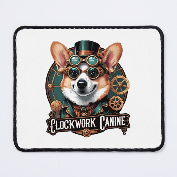 Artikelvorschau, Uhrwerk Canine Corgi entworfen und verkauft von zoughlal.