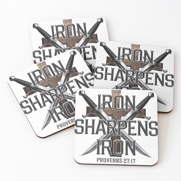 Item preview, Iron Sharpens Iron Proverbs 27:17 designed and sold by LovingLightMedia.