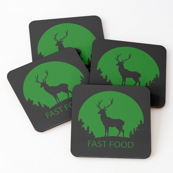 Item preview, Modern Trendy deer fast food Mountain Green designed and sold by SOUFIANE1991.